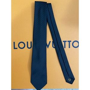 Louis Vuitton Damier Classique Tie - Black/Grey